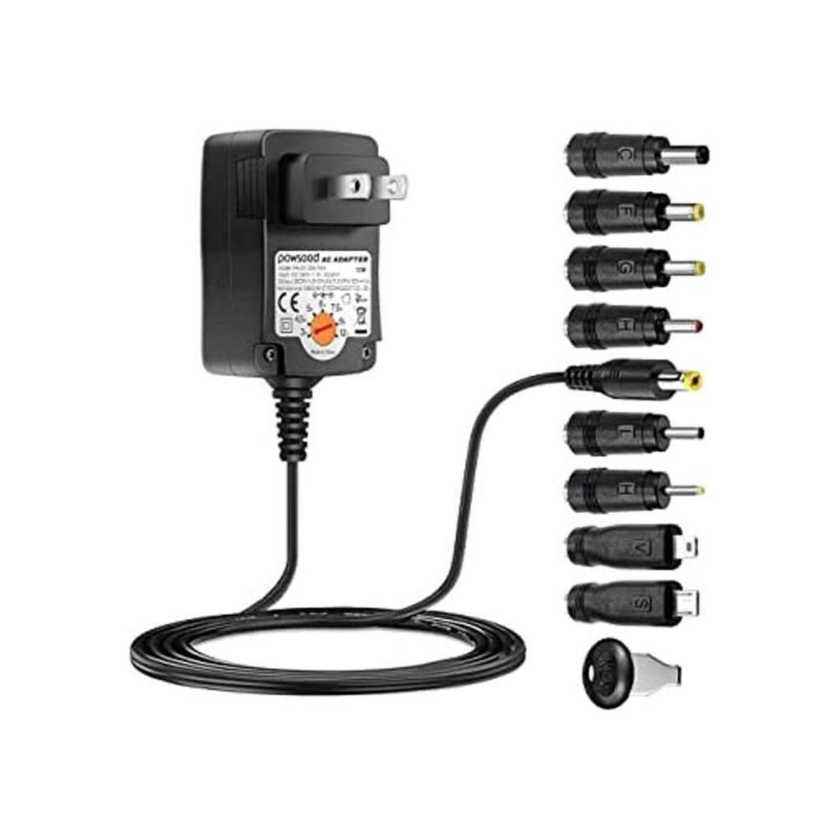 POWSEED 3 V 4.5 V 5 V 6 V 7.5 V 9 V 12 adaptador de CA