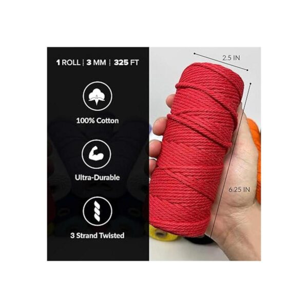 Cordón de macramé 3 mm X 325 pies_3