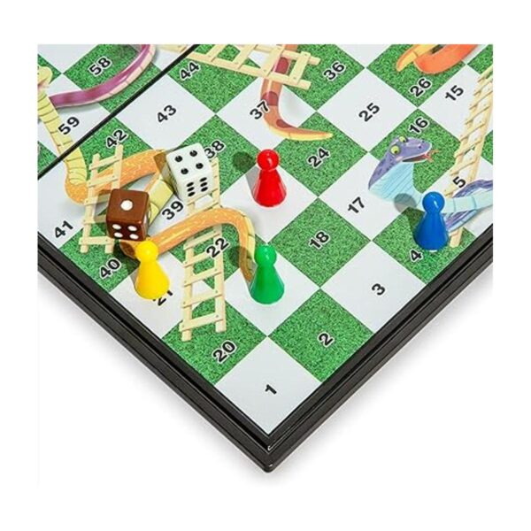 Juego de mesa magnético de serpientes y escaleras 9.6_6