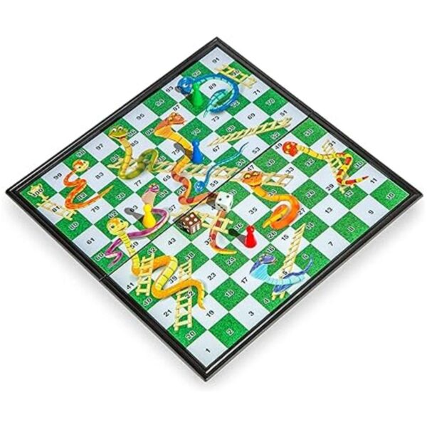 Juego de mesa magnético de serpientes y escaleras 9.6_2