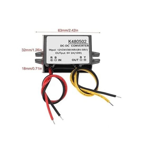 Convertidor DCDC de 48 V reductor a 5 V 2 A convertidor_4