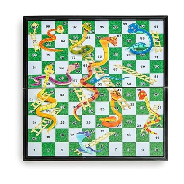 Juego de mesa magnético de serpientes y escaleras 9.6_5