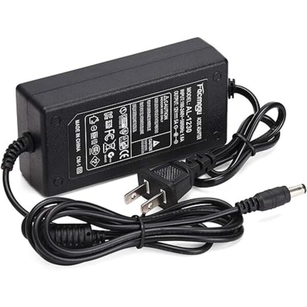 Facmogu Adaptador de corriente de 12 V 5 A CA 100220 V a_4