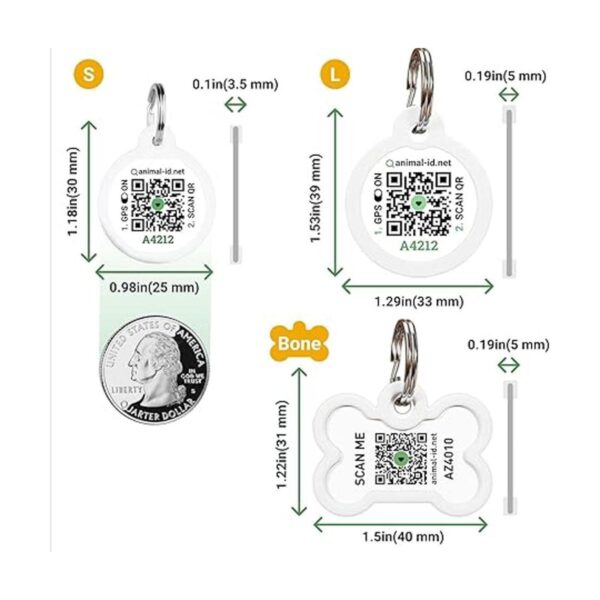 Etiquetas QR para perros y gatos Etiqueta de perro_2