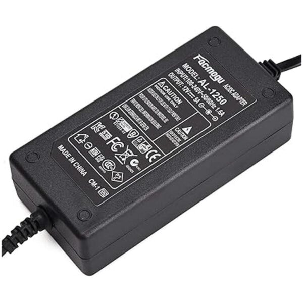 Facmogu Adaptador de corriente de 12 V 5 A CA 100220 V a_2