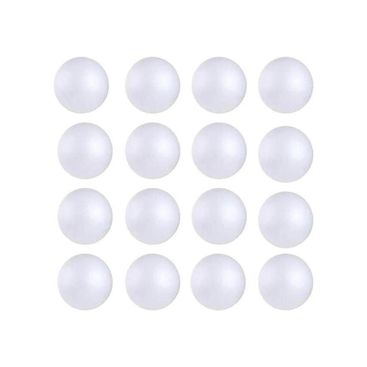 40 bolas de espuma blanca de 2.0 in de CCINEE bolas