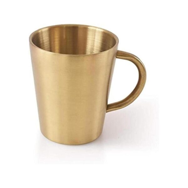 Newk Tazas de acero inoxidable con asas taza de metal de_1