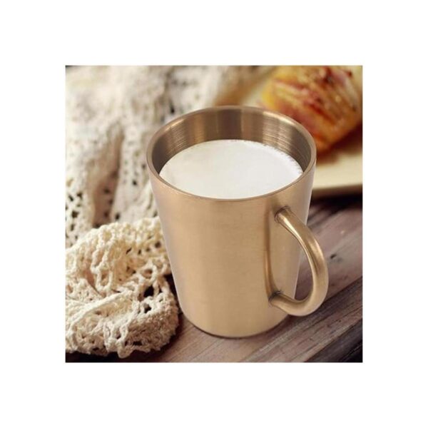 Newk Tazas de acero inoxidable con asas taza de metal de_2