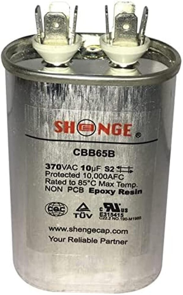 Motor Run Capacitor 10 MFD 370440 V Vac V 10uF_1