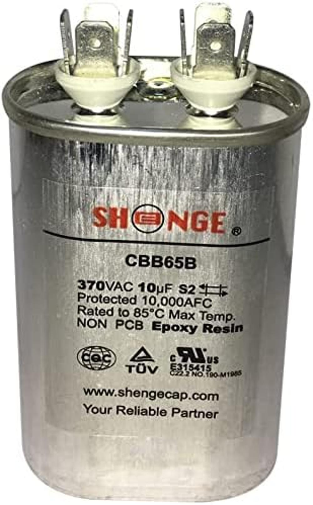 Motor Run Capacitor 10 MFD 370440 V Vac V 10uF