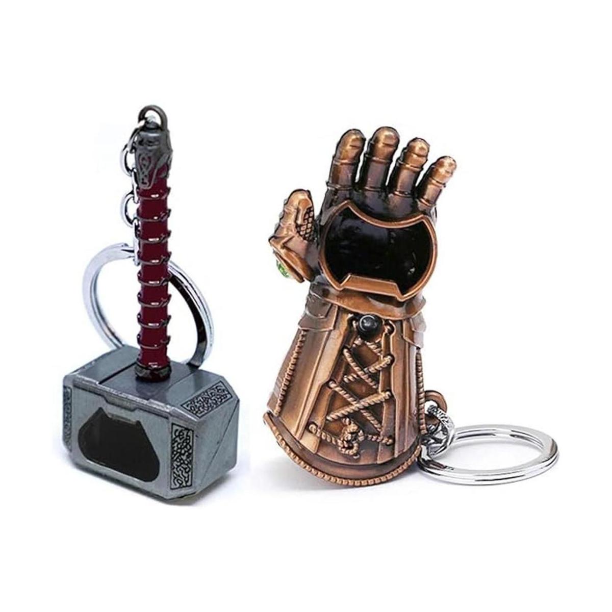 Nidavellir 2Pack Hammer Keychain Bottle Opener and Glove