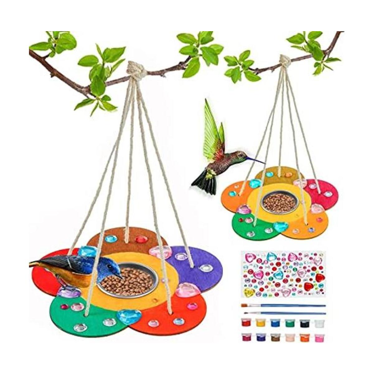 Comederos para pájaros de arte y manualidades para niños