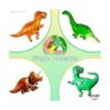 Juego de globos gigantes de dinosaurio de 51 pulgadas_5