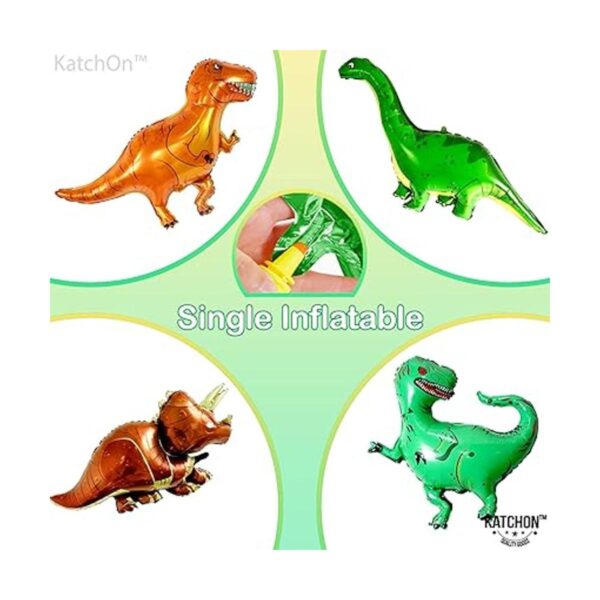 Juego de globos gigantes de dinosaurio de 51 pulgadas_5