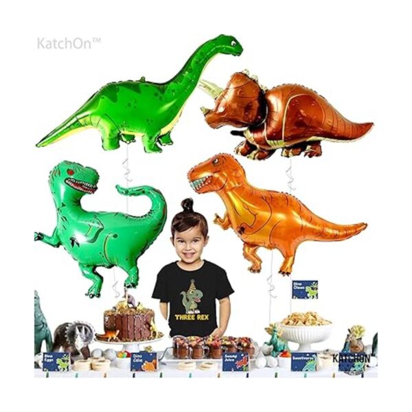 Juego de globos gigantes de dinosaurio de 51 pulgadas_3