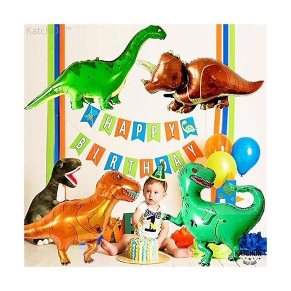 Juego de globos gigantes de dinosaurio de 51 pulgadas_2