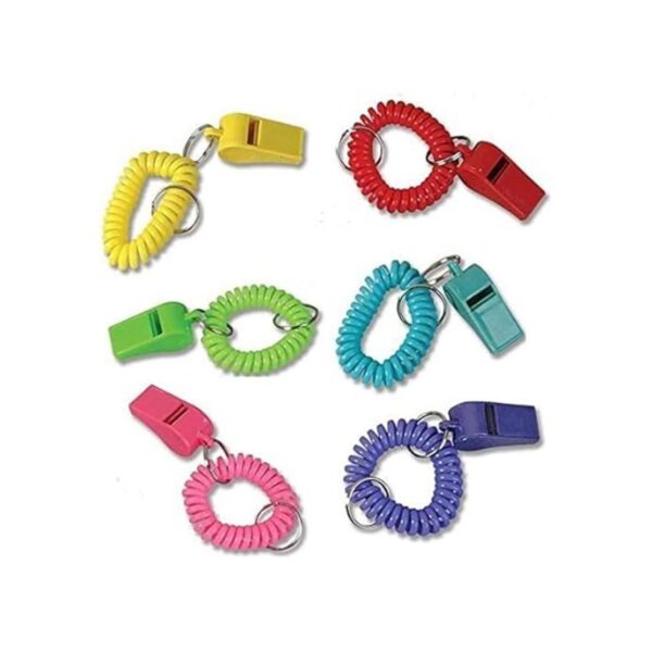 HosFairy 24 pulseras de plástico para silbato de deportes_2