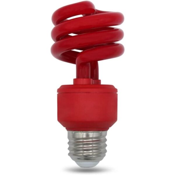 Lumenivo Bombilla roja CFL en espiral de 13 W bombilla_1