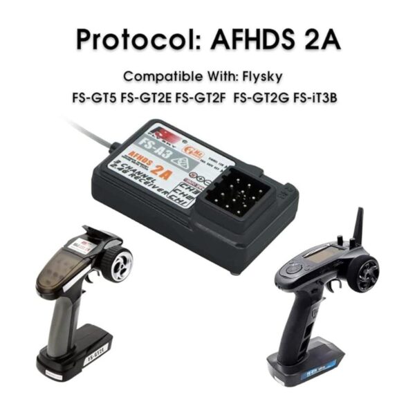 Flysky FSA3 Receptor 3CH 2.4G AFHDS 2A para Flysky FSGT5_2