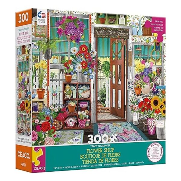 Ceaco Tracy Flickinger Tienda de flores Rompecabezas de_3