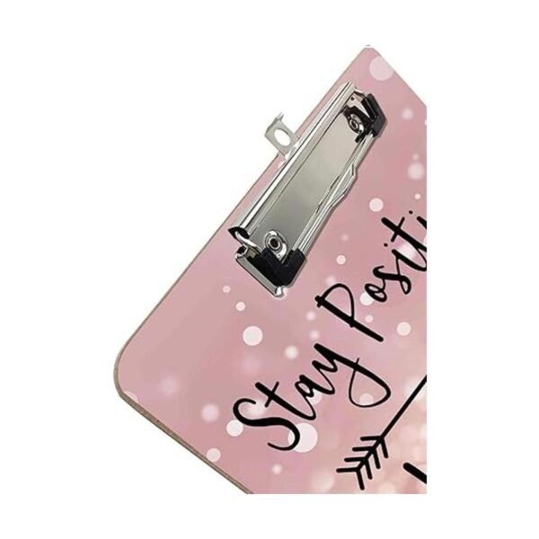 FVBAO Portapapeles decorativo con texto en inglés Stay_3