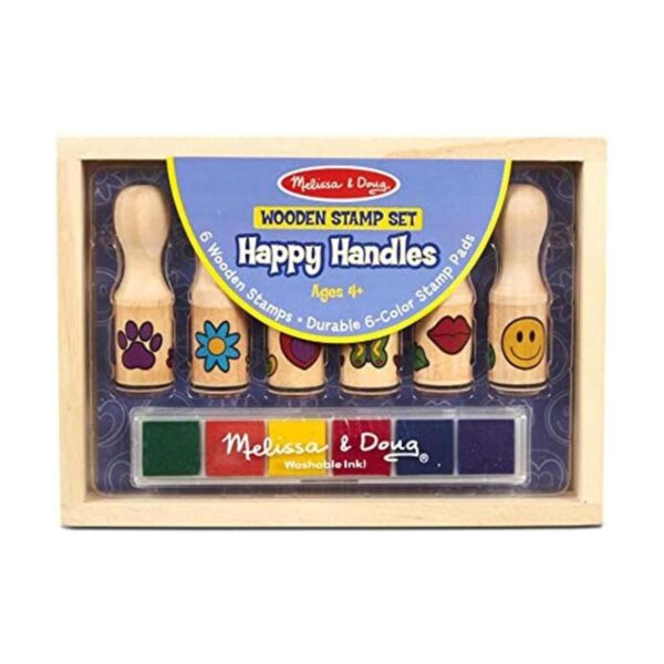 Melissa Doug Happy Handles Sellos con mango de madera_1