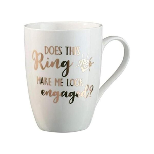 Lillian Rose Ring Make Me Look Taza de café comprometida_1