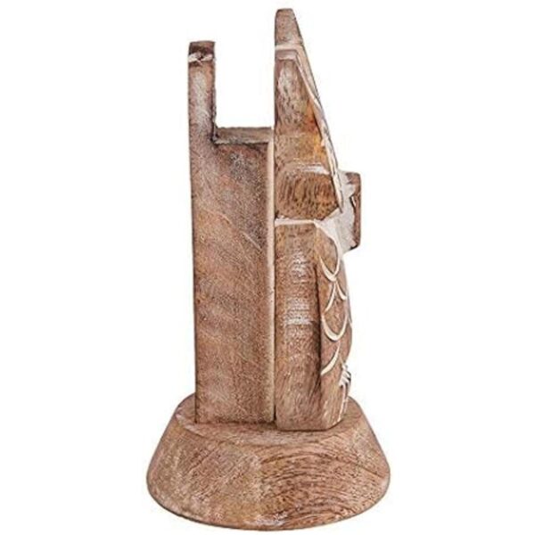 Eximious India Gifts for Women Men Wooden Owl Glasses_4