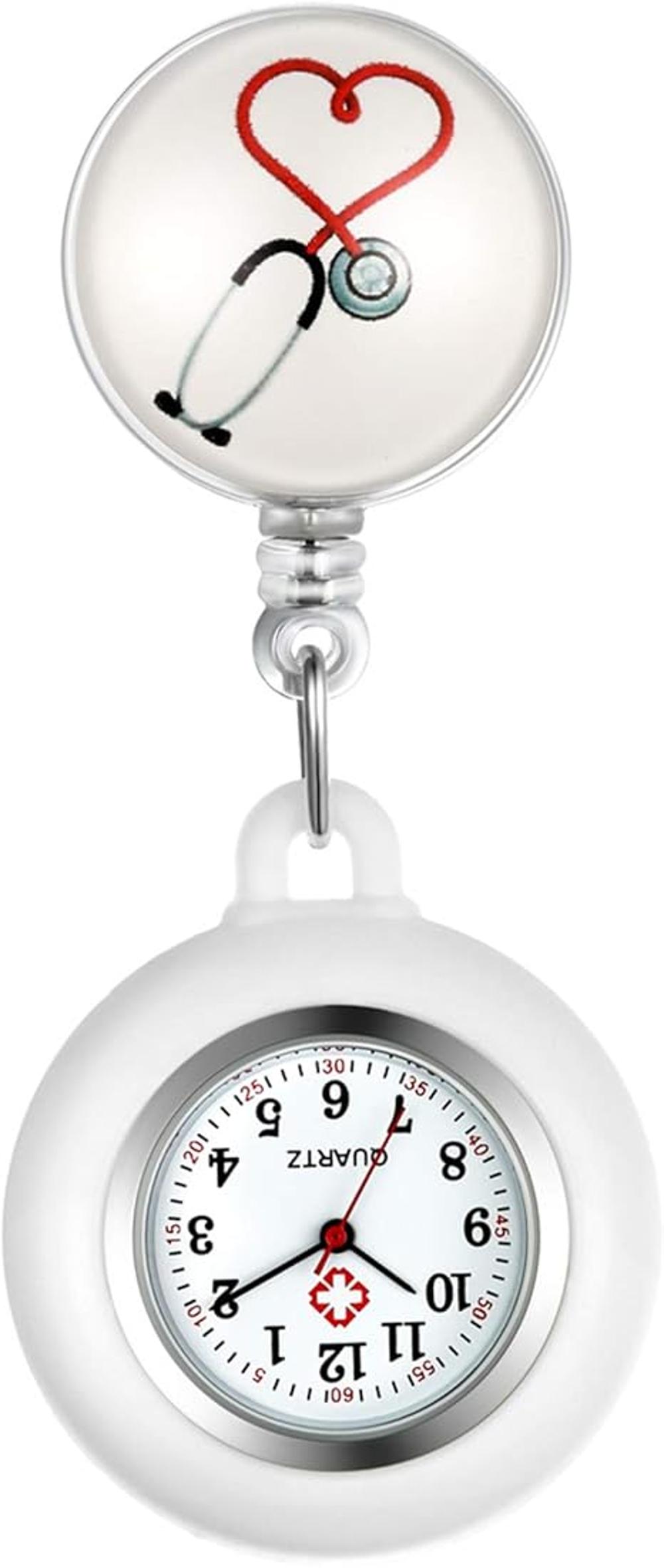 Paquete de 1 a 5 relojes retráctiles de enfermería con