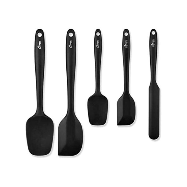 Hotec Juego de 5 espátulas de silicona para hornear_1