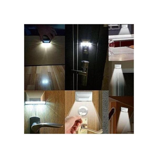LENMO Lámpara de luz de ojo de cerradura con pilas PIR