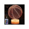 Luz nocturna de baloncesto lámpara de ilusión LED 3D con_1