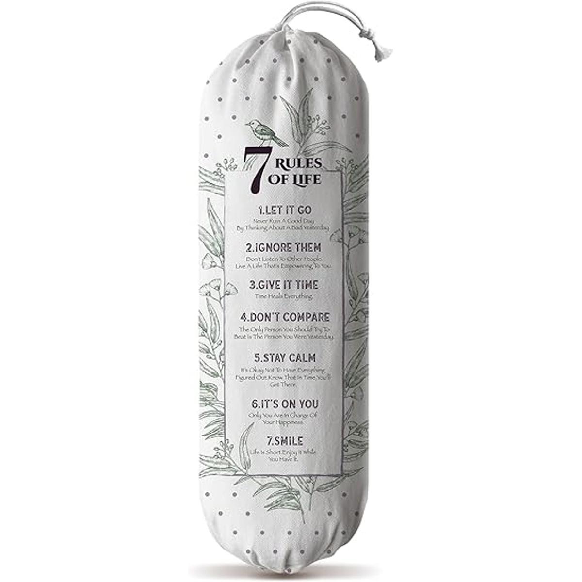 Hglian Dispensador de bolsas de plástico inspiracional 7