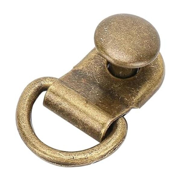Juego de 100 ganchos de bronce de 0.354 x 0.551 in