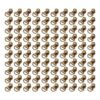 Juego de 100 ganchos de bronce de 0.354 x 0.551 in