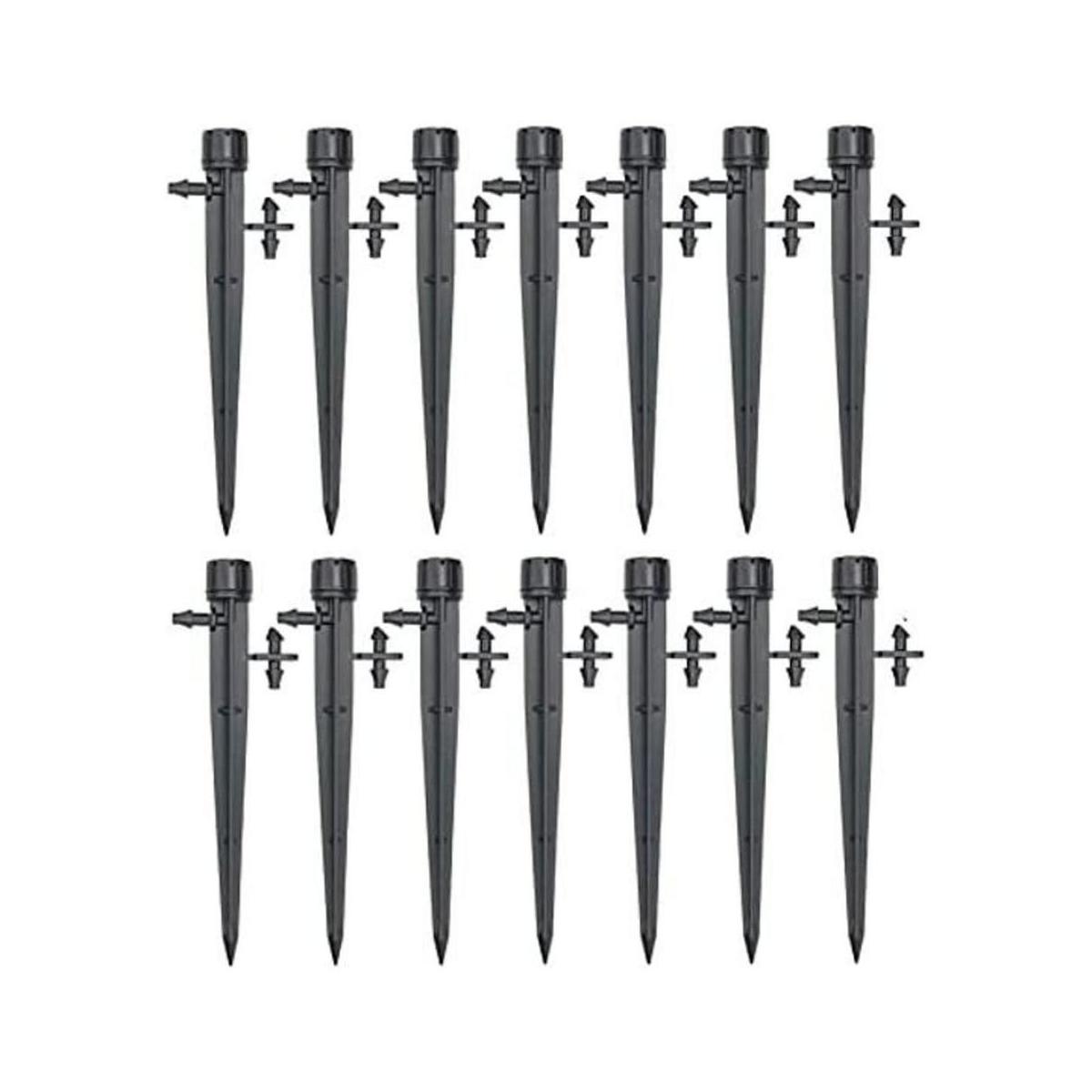 Elishine 50 goteros de riego ajustables de 360 grados en