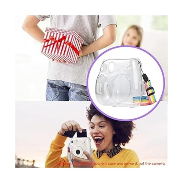 Funda de cristal transparente compatible con cámara_3