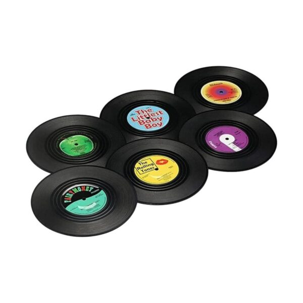 MECOWON Posavasos de vinilo con soporte para reproductor_2