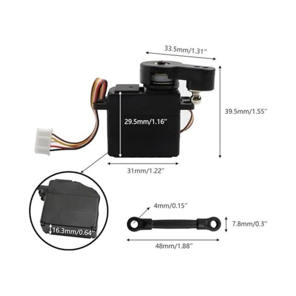 GDOOL 9200E RC Coches 5 Líneas 4.9 lbs Digital RC Servo_6