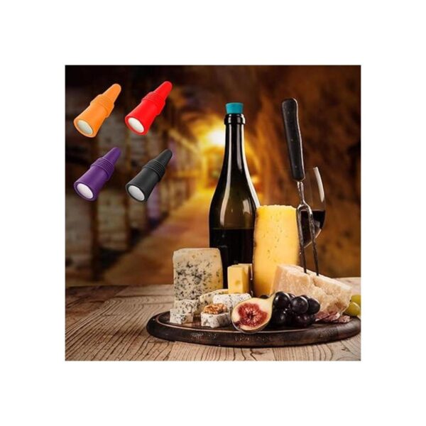 Tapón de silicona para botellas de vino sellador de