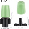 MSDADA 50 goteros de riego de flujo ajustable con