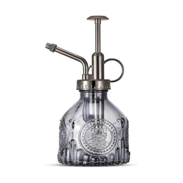 Ebristar Botella de vidrio con rociador para regar_1