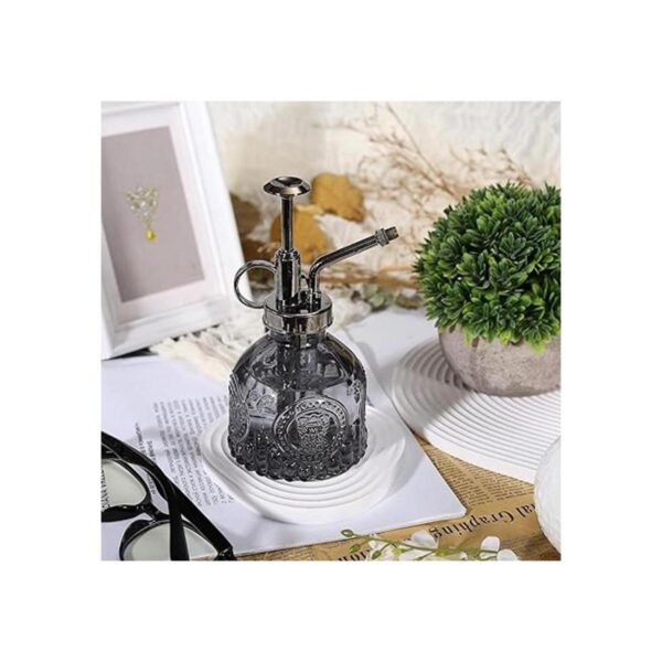 Ebristar Botella de vidrio con rociador para regar_6