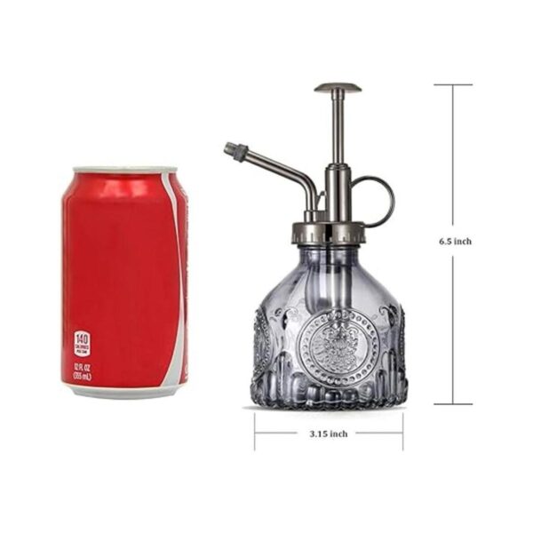 Ebristar Botella de vidrio con rociador para regar_3