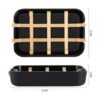 Fufengz Jabonera de madera de bambú para baño bar_2