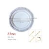 Molde de 3 niveles para tartas de resina Hsxxf bandeja