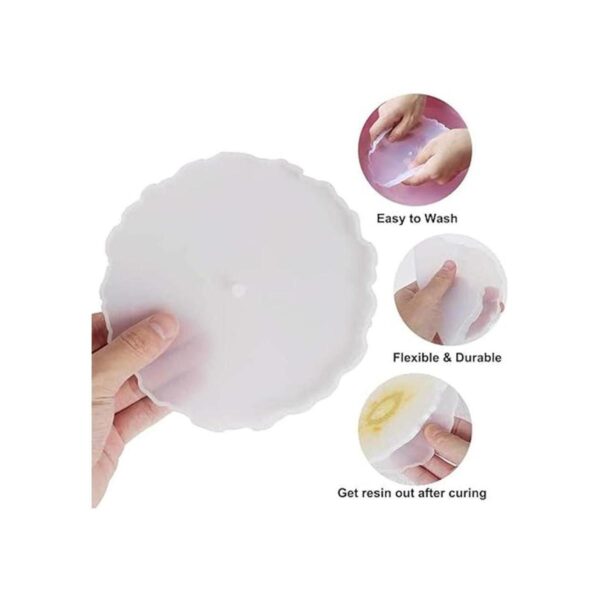 Molde de 3 niveles para tartas de resina Hsxxf bandeja