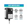LotFancy Cargador de batería de 6 V para montar en