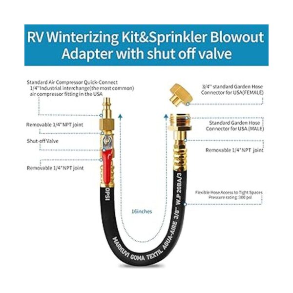 Kit de invernadero para autocaravanas de 16.0 in con_2