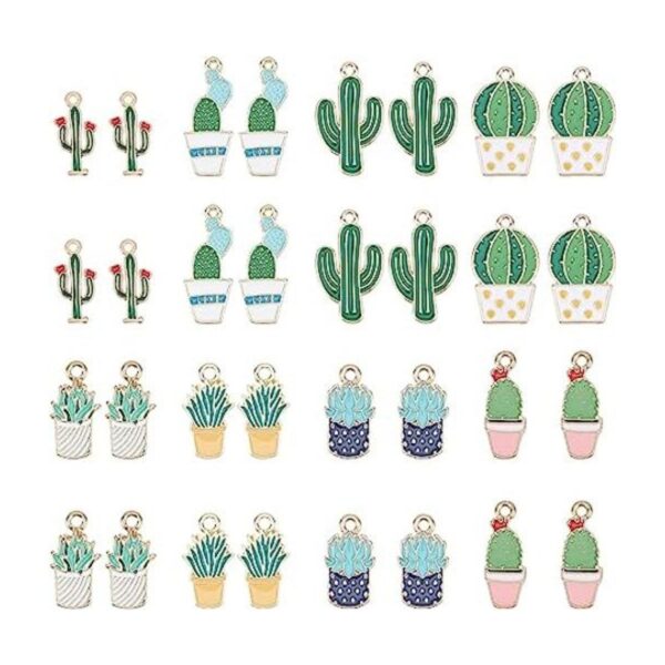 PH PandaHall 48 abalorios tropicales de cactus y 8